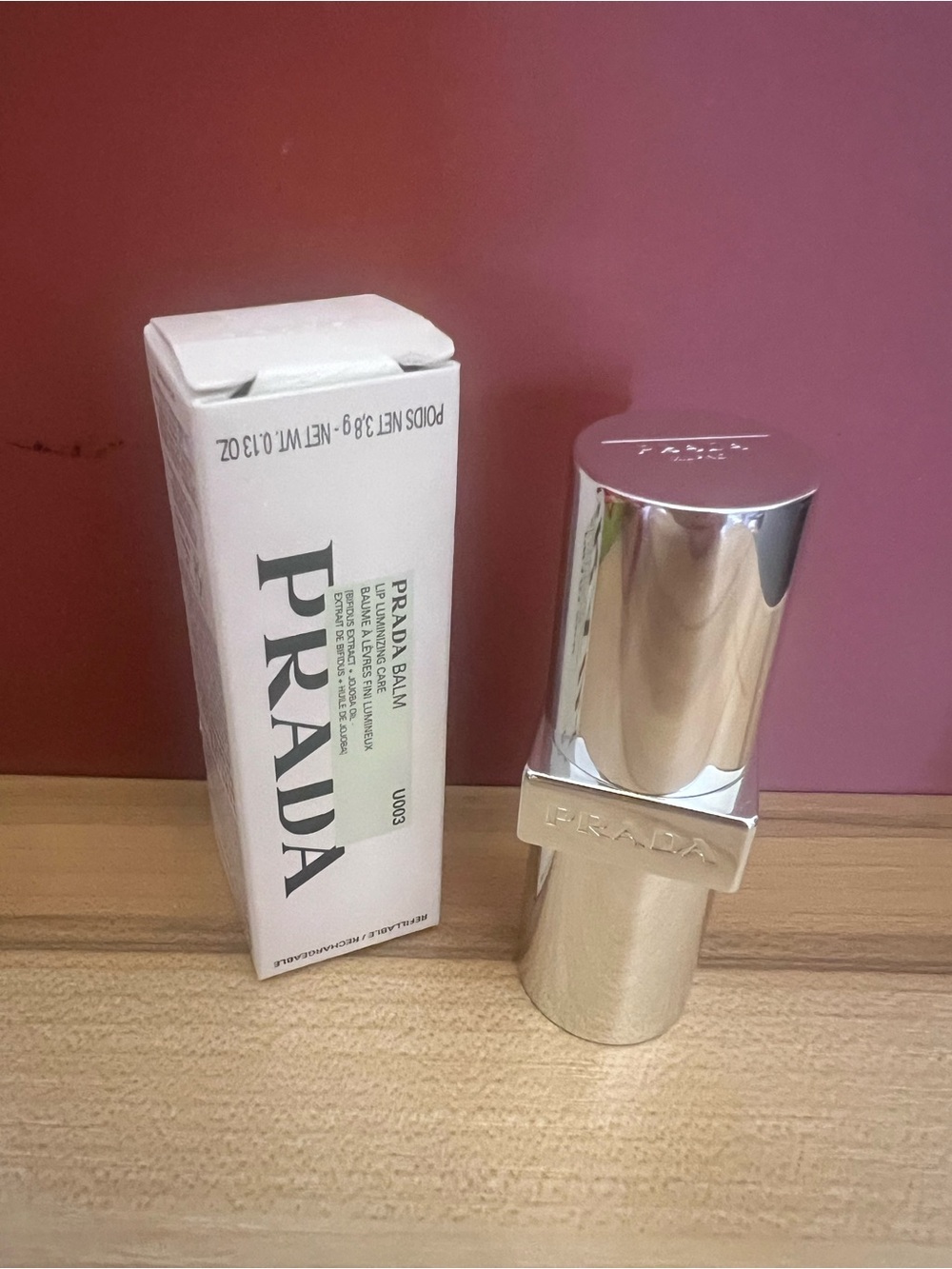PRADA Balm Luminizing care UOO3 wisteria gleams NIB - Picture 5 of 6